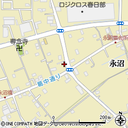 埼玉県春日部市永沼641周辺の地図