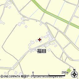 茨城県稲敷郡阿見町福田1892周辺の地図