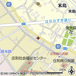 埼玉県春日部市米崎409周辺の地図