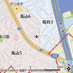 蓮田ビューパレー管理組合集会所周辺の地図