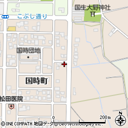 福井県大野市国時町1001周辺の地図