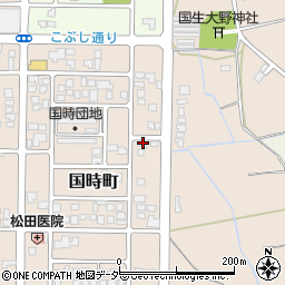 福井県大野市国時町1012周辺の地図