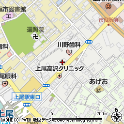 埼玉縣信用金庫原市支店周辺の地図