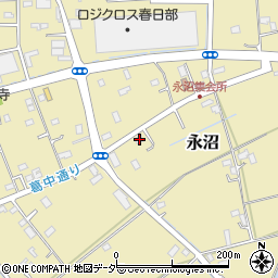 埼玉県春日部市永沼1560周辺の地図