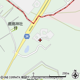茨城県牛久市久野町2869周辺の地図