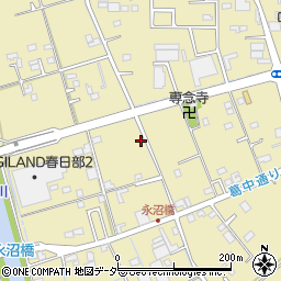 埼玉県春日部市永沼241周辺の地図