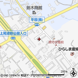 埼玉県上尾市原市1282-8周辺の地図