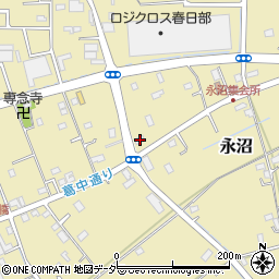 埼玉県春日部市永沼717周辺の地図