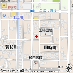 福井県大野市国時町205周辺の地図