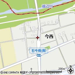 埼玉県坂戸市今西周辺の地図