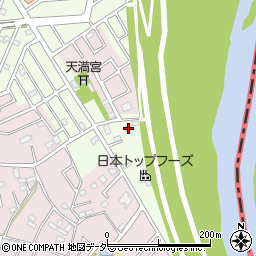 埼玉県春日部市新宿新田214周辺の地図