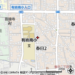 大野珠算塾春日教室周辺の地図