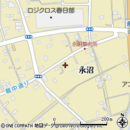 埼玉県春日部市永沼1072周辺の地図