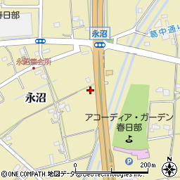 埼玉県春日部市永沼1108周辺の地図