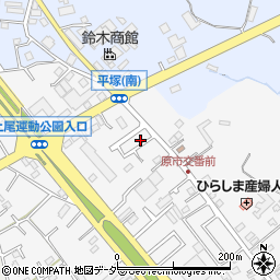 埼玉県上尾市原市1282-10周辺の地図