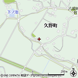 茨城県牛久市久野町2405周辺の地図