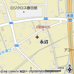 埼玉県春日部市永沼1070周辺の地図