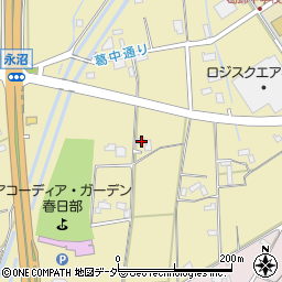埼玉県春日部市永沼1909周辺の地図