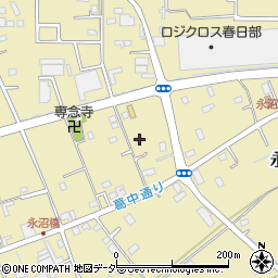 埼玉県春日部市永沼965周辺の地図