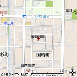 福井県大野市国時町701周辺の地図