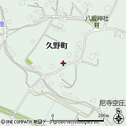 茨城県牛久市久野町2389周辺の地図