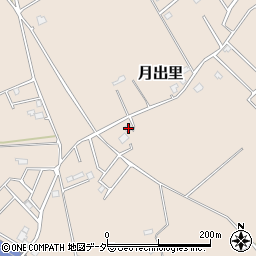 茨城県稲敷市月出里273-2周辺の地図