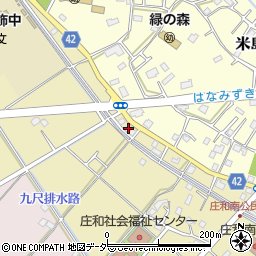 埼玉県春日部市米崎438-1周辺の地図