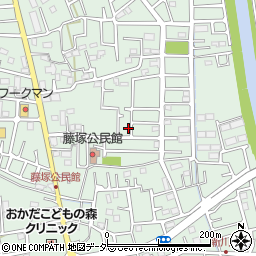 埼玉県春日部市藤塚1650周辺の地図
