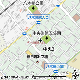埼玉県春日部市中央3丁目8-1周辺の地図