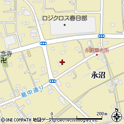 埼玉県春日部市永沼711周辺の地図
