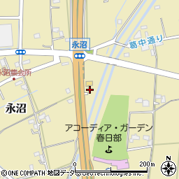 埼玉県春日部市永沼1105周辺の地図