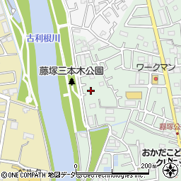 埼玉県春日部市藤塚1319周辺の地図