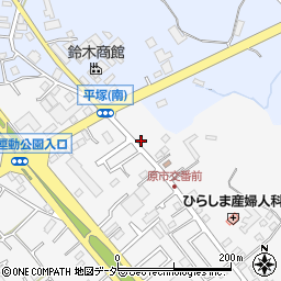 埼玉県上尾市原市1443周辺の地図