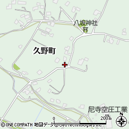茨城県牛久市久野町2353周辺の地図