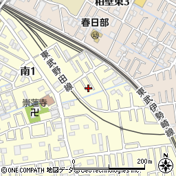 埼玉県春日部市南1丁目20-4周辺の地図