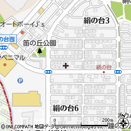 茨城県つくばみらい市絹の台3丁目10周辺の地図