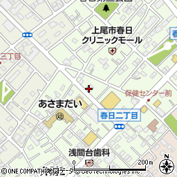 セオサイクル上尾店周辺の地図