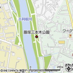 埼玉県春日部市藤塚1477周辺の地図