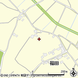 茨城県稲敷郡阿見町福田1882周辺の地図