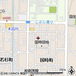 福井県大野市国時町311周辺の地図