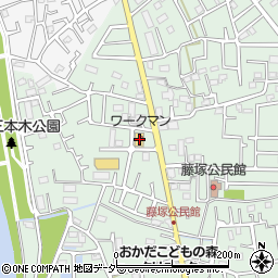 埼玉県春日部市藤塚1281周辺の地図
