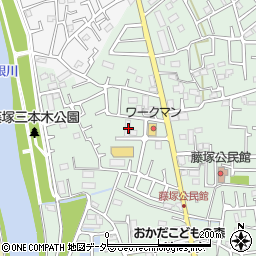 埼玉県春日部市藤塚1286周辺の地図