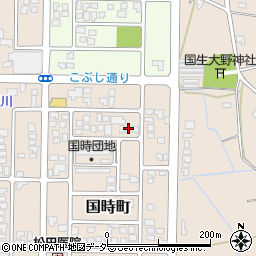 福井県大野市国時町302周辺の地図