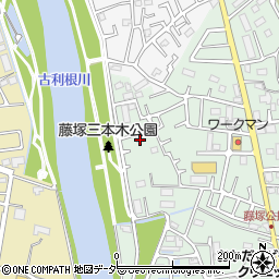 埼玉県春日部市藤塚1313周辺の地図