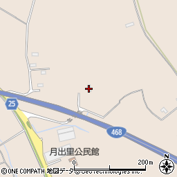 茨城県稲敷市月出里580周辺の地図