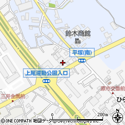 埼玉県上尾市原市1318周辺の地図