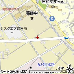 埼玉県春日部市永沼2312周辺の地図