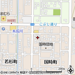 福井県大野市国時町201周辺の地図