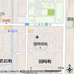 福井県大野市国時町313周辺の地図