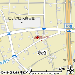 埼玉県春日部市永沼791周辺の地図